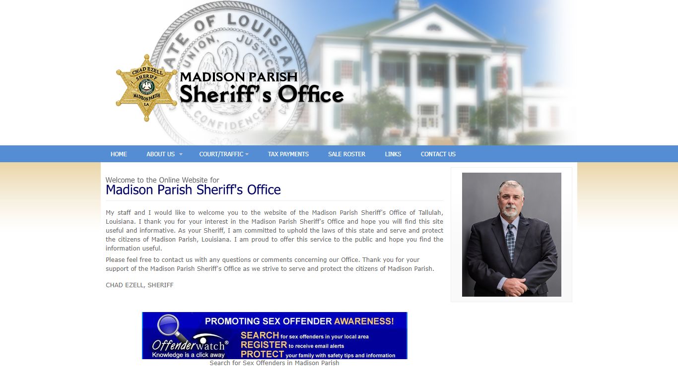 Madison Parish Sheriff Office - Home Page