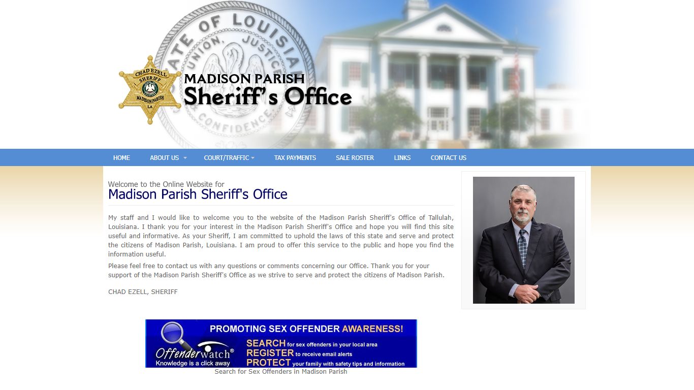 Madison Parish Sheriff Office - Home Page